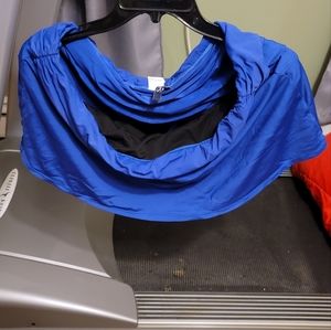 Tankini top & bottom, Top is Croft &Barrow size 22w. Bottoms are Chaps size 22w